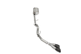 Corsa Performance 3.0 Inch Single Side Exit Catback Exhaust System with Twin 4.0 Inch Pro Series Black Tips Sport Sound Level 21-25 Ford F-150 141 Inch Wheel Base (21154BLK)
