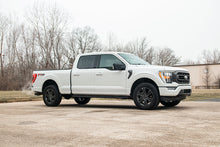 Load image into Gallery viewer, Corsa Performance 3.0 Inch Single Side Exit Catback Exhaust System with Twin 4.0 Inch Pro Series Black Tips Sport Sound Level 21-25 Ford F-150 141 Inch Wheel Base (21154BLK)