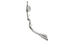 Corsa Performance 3.0 Inch Single Side Exit Catback Exhaust System with Twin 4.0 Inch Pro Series Tips Sport Sound Level 21-25 Ford F-150 157 Inch Wheel Base (21160)