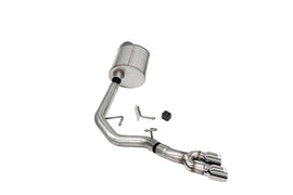 Corsa Performance 3.0 Inch Front of Tire Exit Catback Exhaust System with Twin 3.5 Inch Pro Series Tips 21-25 Ford F-150 EcoBoost 141 Inch Wheel Base (21162)