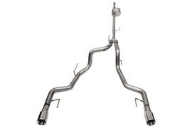 Corsa Performance 3.0 Inch to 2.75 Inch Dual Rear Exit Cat-back Exhaust System with 4.0 Inch Polished Straight Cut Tips Xtreme Sound Level 22-25 Ford F-150 Tremor 145 Inch Wheel Base (21183)