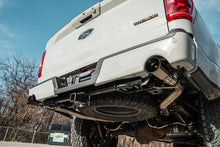 Load image into Gallery viewer, Corsa Performance 3.0 Inch to 2.75 Inch Dual Rear Exit Cat-back Exhaust System with 4.0 Inch Polished Straight Cut Tips Xtreme Sound Level 22-25 Ford F-150 Tremor 145 Inch Wheel Base (21183)