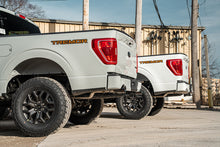 Load image into Gallery viewer, Corsa Performance 3.0 Inch to 2.75 Inch Dual Rear Exit Cat-back Exhaust System with 4.0 Inch Polished Straight Cut Tips 21-25 Ford F-150 Tremor 145 Inch Wheel Base (21185)