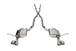 Corsa Performance 2.5 Inch Dual Rear Exit Cat-Back Exhaust System with Twin 4.0 Inch Polished Pro-Series Tips 14-21 Jeep Grand Cherokee Summit Edition (21188)
