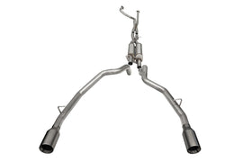 Corsa Performance 3.0 Inch True Dual Catback Exhaust System with Dual Rear Exit and Flat Cut 5.0 Inch Gunmetal PVD Tips 21-24 Dodge RAM TRX 144.6 Inch Wheel Base (21189GNM)