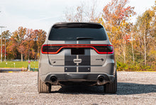 Load image into Gallery viewer, Corsa Performance 2.75 Inch Dual Rear Exit Cat-Back Exhaust System with Single 4.5 Inch Black PVD Pro Series Tips Sport Sound Level 21-24 Dodge Durango SRT Hellcat (21195BLK)