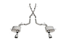 Load image into Gallery viewer, Corsa Performance 2.75 Inch Dual Rear Exit Cat-Back Exhaust System with Single 4.5 Inch Polished Pro Series Tips Xtreme Sound Level 18-24 Dodge Durango SRT 392 (21198)