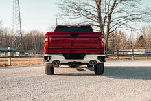 Load image into Gallery viewer, Corsa Performance 3.0 Inch - 2.5 Inch Cat-Back Dual Rear Exit Exhaust System with Twin 4.0 Inch Black Powder Coat Pro-Series Tips 19-24 Chevrolet Silverado/GMC Sierra 1500 5.3L 147.5 Inch Wheel Base (21199BPC)