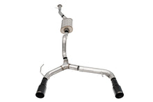Load image into Gallery viewer, Corsa Performance 2.75 Inch Cat-Back Single Side Exit Exhaust System with Single 4.0 Inch Straight-Cut Black Powder Coat Tips 21-25 Ford Bronco 4 Door 2.3L (21206BPC)