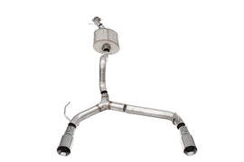 Corsa Performance 2.75 Inch Cat-Back Single Side Exit Exhaust System with Single 4.0 Inch Straight-Cut Polished Tips 21-25 Ford Bronco 2 Door (21208)