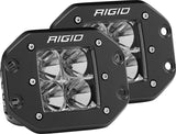 Rigid Industries Dually - Flush Mount - Flood - Set of 2 (212113)