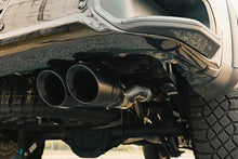 Load image into Gallery viewer, Corsa Performance 3.0 Inch Dual Rear Exit Cat-Back Exhaust System with Twin 4.0 Inch Black Powder Coat Tips 22-24 Chevrolet Silverado ZR2/22-23 GMC Sierra AT4X 147.5 Inch Wheel Base (21238BPC)