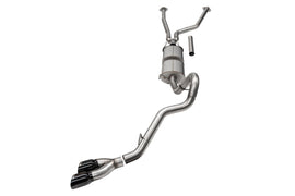Corsa Performance 3 Inch Cat-Back Side Exit Exhaust System with Twin 4 Inch Black PVD Tips 22-25 Toyota Tundra 147.5 Inch/157.7 Inch Wheel Base (21245BLK)