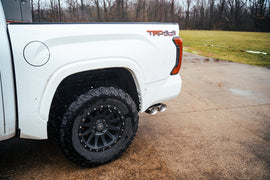Corsa Performance 3 Inch Cat-Back Side Exit Exhaust System with Twin 4 Inch Polished Tips 22-25 Toyota Tundra 147.5 Inch/157.7 Inch Wheel Base (21245)