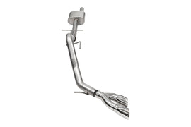 Corsa Performance 3 Inch Cat-Back Exhaust, Xtreme Sound Level, 4 InchPolished Pro-Series Slash Cut Twin Tip 24-25 Ford Ranger (21246)