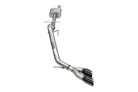 Corsa Performance 3 Inch Cat-Back Exhaust, Xtreme Sound Level, 4 InchBlack PVD Pro-Series Slash Cut Twin Tip 24-25 Ford Ranger (21246BLK)