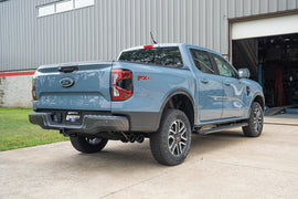 Corsa Performance 3 Inch Cat-Back Exhaust, Xtreme Sound Level, 4 InchBlack PVD Pro-Series Slash Cut Twin Tip 24-25 Ford Ranger (21246BLK)