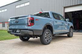Corsa Performance 3 Inch Cat-Back Exhaust, Xtreme Sound Level, 4 InchPolished Pro-Series Slash Cut Twin Tip 24-25 Ford Ranger (21246)