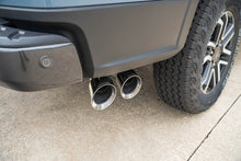 Load image into Gallery viewer, Corsa Performance 3 Inch Cat-Back Exhaust, Xtreme Sound Level, 4 InchPolished Pro-Series Slash Cut Twin Tip 24-25 Ford Ranger (21246)