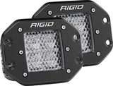 Rigid Industries Dually - Flush Mount - 60 Deg. Lens - Set of 2 (212513)