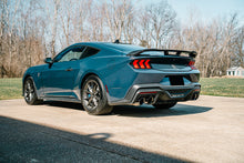 Load image into Gallery viewer, Corsa Performance 3.0 Inch Dual Rear Exit Cat-Back with Twin 4.5 Inch Black PVD Slash Pro-Series Tips 24-25 Ford Mustang Dark Horse (21265BLK)