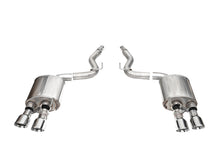Load image into Gallery viewer, Corsa Performance 3.0 Inch Dual Rear Exit Axle-Back with Twin 4.5 Inch Polished Slash Pro-Series Tips 24-25 Ford Mustang Dark Horse (21267)