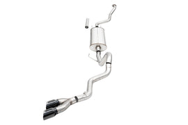 Corsa Performance 3.0 Inch Cat-Back 4.0 in Twin Black Tips 24-Present Toyota Tacoma 2.4L Turbo (21306BLK)