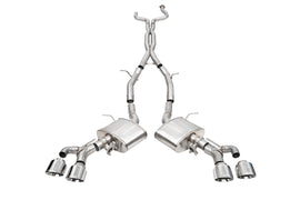 Corsa Performance 3 Inch Cat-Back Exhaust with Dual Mode Active Exhaust; Double X-Pipe, Dual Rear Exit with Twin 4.5 Inch Pro Series Tips 22-25 Cadillac CT4 V Blackwing (21317)
