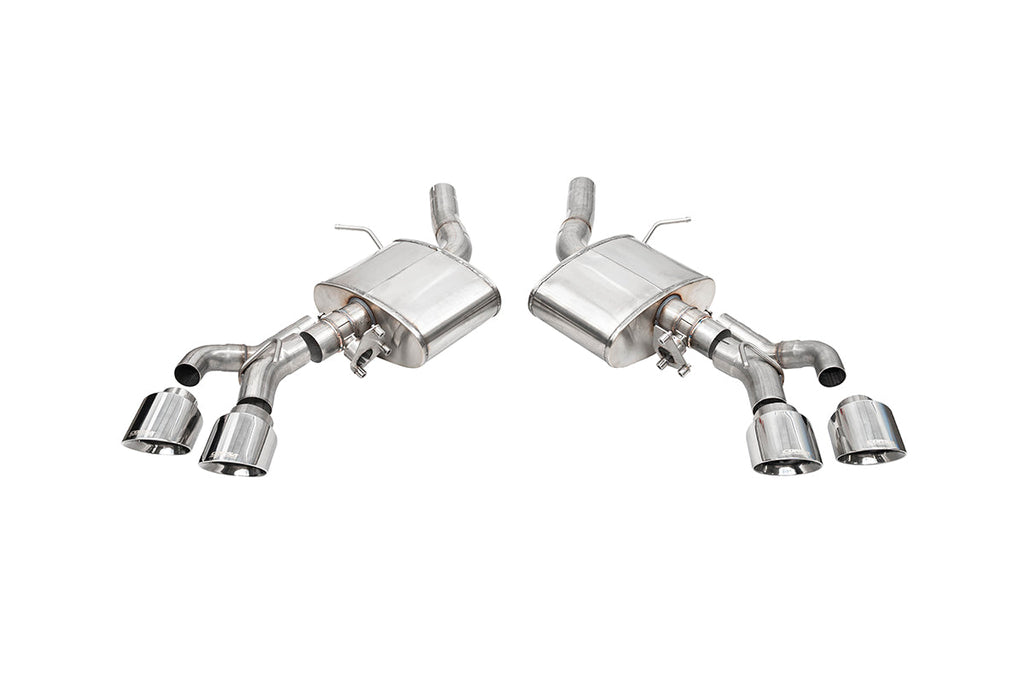 Corsa Performance 3 Inch Axle-Back Exhaust with Dual Mode Active Exhaust; Dual Rear Exit with Twin 4.5 Inch Pro Series Tips 22-25 Cadillac CT4 V Blackwing (21319)