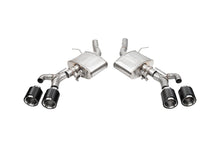 Load image into Gallery viewer, Corsa Performance 3 Inch Axle-Back Exhaust with Dual Mode Active Exhaust; Dual Rear Exit with Twin 4.5 Inch Carbon Tips 22-25 Cadillac CT4 V Blackwing (21319CF)