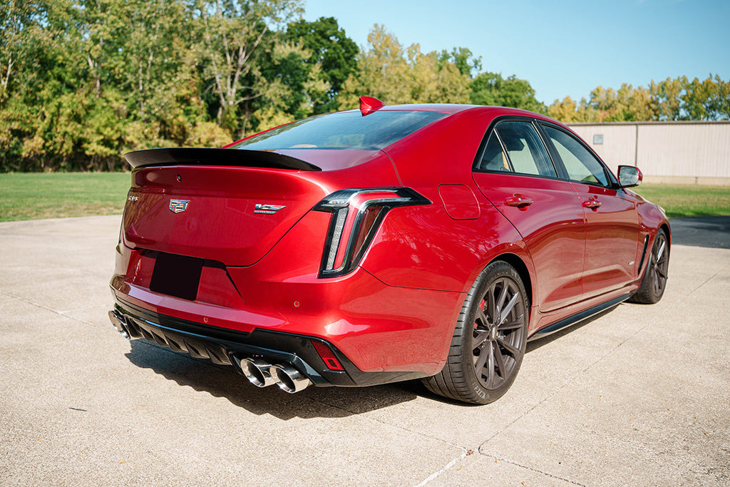 Corsa Performance 3 Inch Axle-Back Exhaust with Dual Mode Active Exhaust; Dual Rear Exit with Twin 4.5 Inch Pro Series Tips 22-25 Cadillac CT4 V Blackwing (21319)