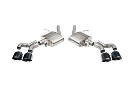 Corsa Performance 3 Inch Axle-Back Exhaust with Dual Mode Active Exhaust; Dual Rear Exit with Twin 4.5 Inch Pro Series Black Tips 22-25 Cadillac CT5 V Blackwing (21322BLK)
