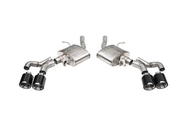 Corsa Performance 3 Inch Axle-Back Exhaust with Dual Mode Active Exhaust; Dual Rear Exit with Twin 4.5 Inch Carbon Tips 22-25 Cadillac CT5 V Blackwing (21322CF)
