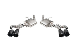 Corsa Performance 3 Inch Axle-Back Exhaust with Dual Mode Active Exhaust; Dual Rear Exit with Twin 4.5 Inch CarbonBlack Tips 22-25 Cadillac CT5 V Blackwing (21322CFBLK)