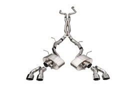 Corsa Performance 3 Inch Cat-Back Exhaust with Dual Mode Active Exhaust; Double X-Pipe, Dual Rear Exit with Twin 4.5 Inch Pro Series Tips 20-25 Cadillac CT5 V (21326)