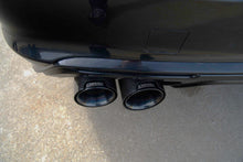 Load image into Gallery viewer, Corsa Performance 3 Inch Cat-Back Exhaust with Dual Mode Active Exhaust; Double X-Pipe, Dual Rear Exit with Twin 4.5 Inch Carbon Fiber Black Tips 20-25 Cadillac CT5 V (21326CFBLK)