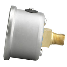 Load image into Gallery viewer, AutoMeter AutoGage 1.5in Liquid Filled Mechanical 0-2000 PSI Fuel Pressure Gauge - White (2183)