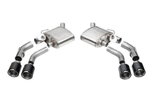 Load image into Gallery viewer, Corsa Performance 2.75 Inch Axle-Back Exhaust with Dual Mode NPP; Dual Rear Exit with Twin 4.5 Inch Carbon Fiber Tips 16-24 Chevrolet Camaro SS/16-24 Chevrolet Camaro ZL1 (21789CF)