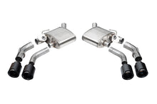 Load image into Gallery viewer, Corsa Performance 2.75 Inch Axle-Back Exhaust with Dual Mode NPP; Dual Rear Exit with Twin 4.5 Inch Carbon Fiber Black Tips 16-24 Chevrolet Camaro SS/16-24 Chevrolet Camaro ZL1 (21789CFBLK)