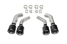 Load image into Gallery viewer, Corsa Performance Quad 4.5 Inch Carbon Fiber Polished Tip Kit 16-24 Chevrolet Camaro SS/16-24 Chevrolet Camaro ZL1 (21835CF)