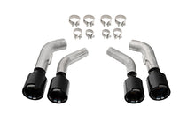 Load image into Gallery viewer, Corsa Performance Quad 4.5 Inch Carbon Fiber Black PVD Tip Kit 16-24 Chevrolet Camaro SS/16-24 Chevrolet Camaro ZL1 (21835CFBLK)