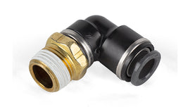Air Lift Performance Elbow Male - 3/8in MNPT x 3/8in PTC - DOT - SMC # KV2L11-36S (21867)