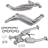 BBK 94-95 Ford Mustang 5.0L 1-5/8 Long Tube Headers w/High Flow Catted X-Pipe (Ti Ceramic) (15192)