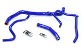 HPS Blue Reinforced Silicone Radiator Hose Kit Coolant for Chevy 16 17 Cama (57-1664-BLUE)