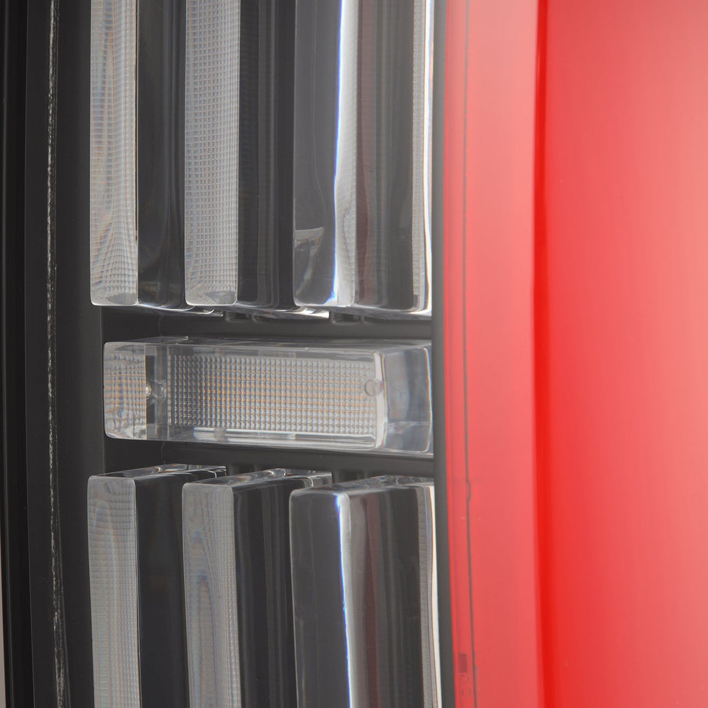 22-25 Toyota Tundra NOVA-Series Prismatic LED Tail Lights Black Red