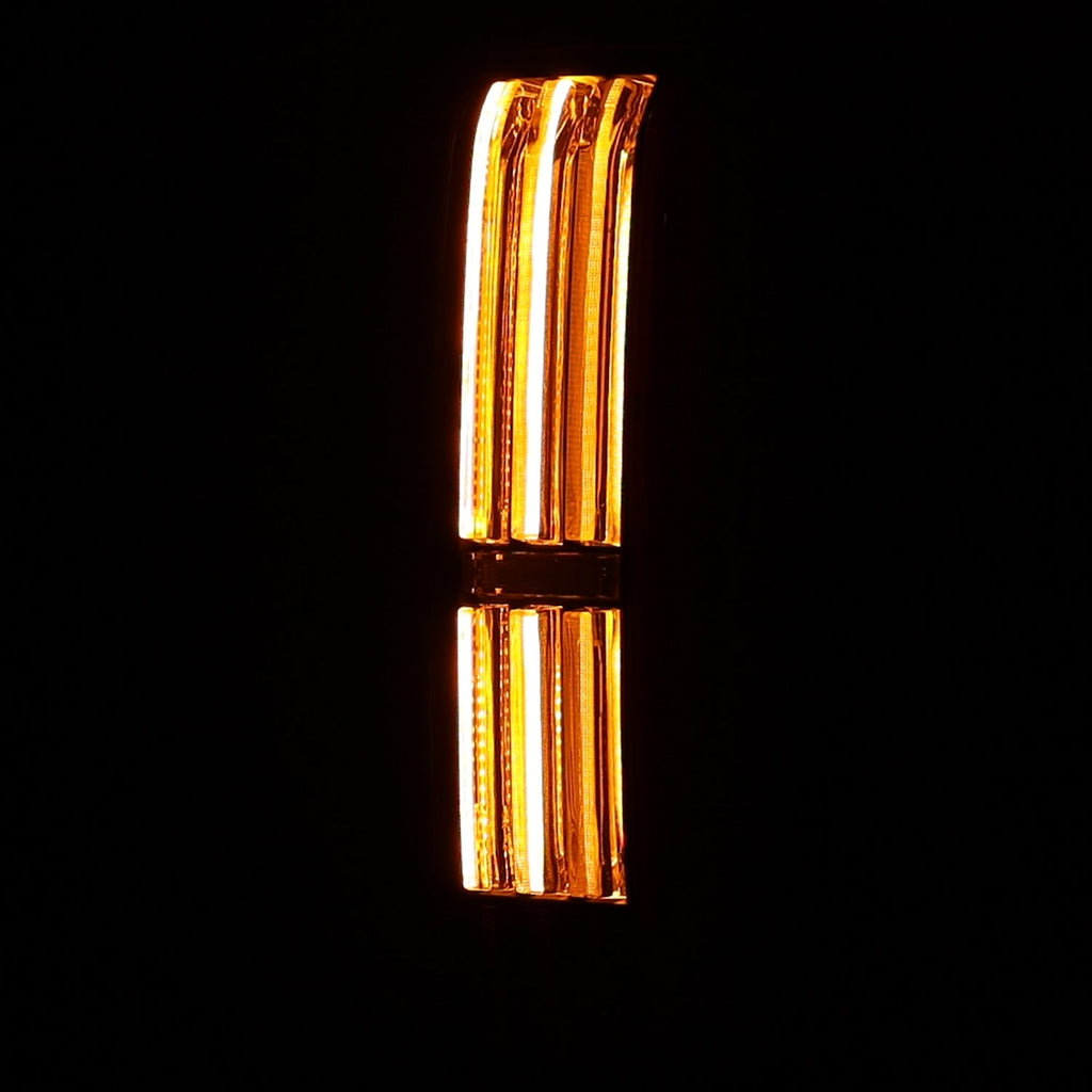 22-25 Toyota Tundra NOVA-Series Prismatic LED Tail Lights Black Red