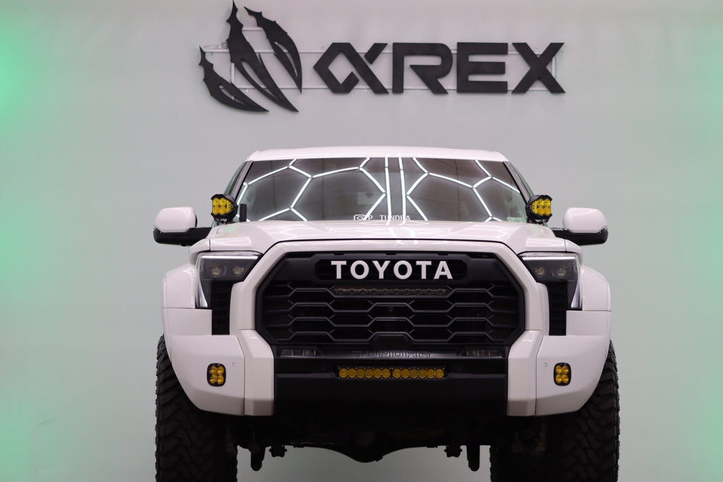 22-25 Toyota Tundra/Sequoia LUXX-Series LED Projector Headlights Black