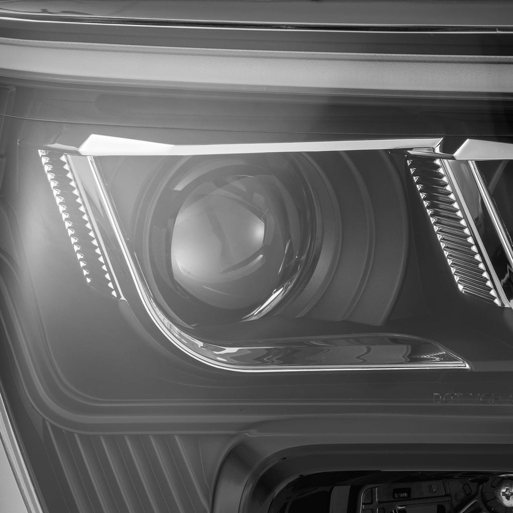 22-25 Toyota Tundra/Sequoia LUXX-Series LED Projector Headlights Black