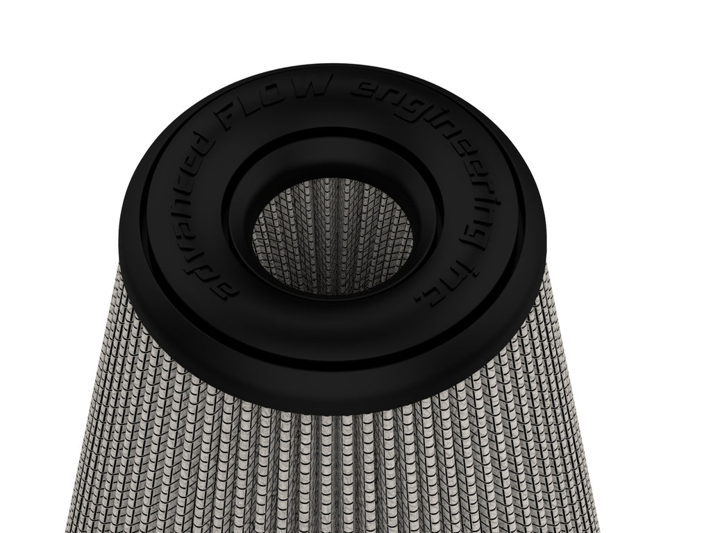 aFe Power MagnumFLOW Pro DRY S Air Filter 4in F x 6in B x 4in T (Inverted) x 7in H (22-91201D)