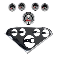 Load image into Gallery viewer, AutoMeter American Muscle Direct Fit Dash Kit 55-56 Chevrolet (1 x 3-3/8in. / 4 x 2-1/16in.) (2207-01)